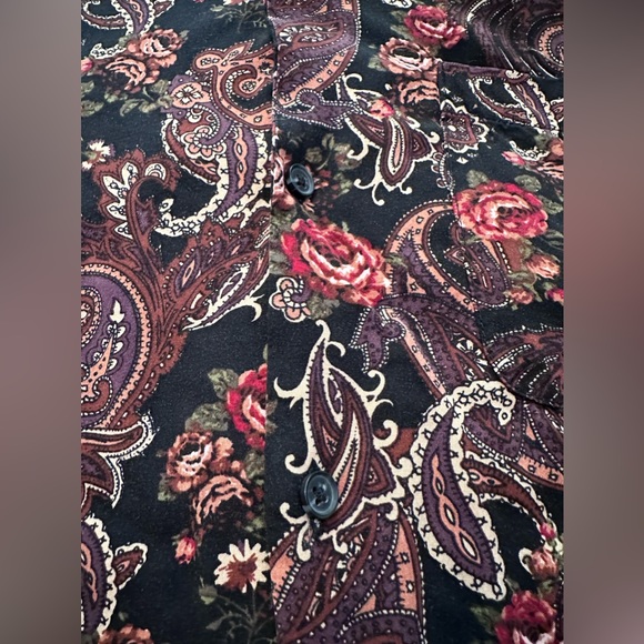 Urban Outfitters Shirts | Mens Black Floral, Size: M - Picture 6 of 6